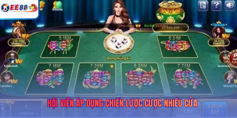 Hội viên áp dụng chiến lược cược nhiều cửa